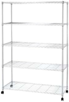 ルミナスドウシシャ　スチールラック 幅120×奥行46×高さ180 Amazon｜棚 メタルルミナスラック 幅120 5段 スチールラック 収納棚 幅